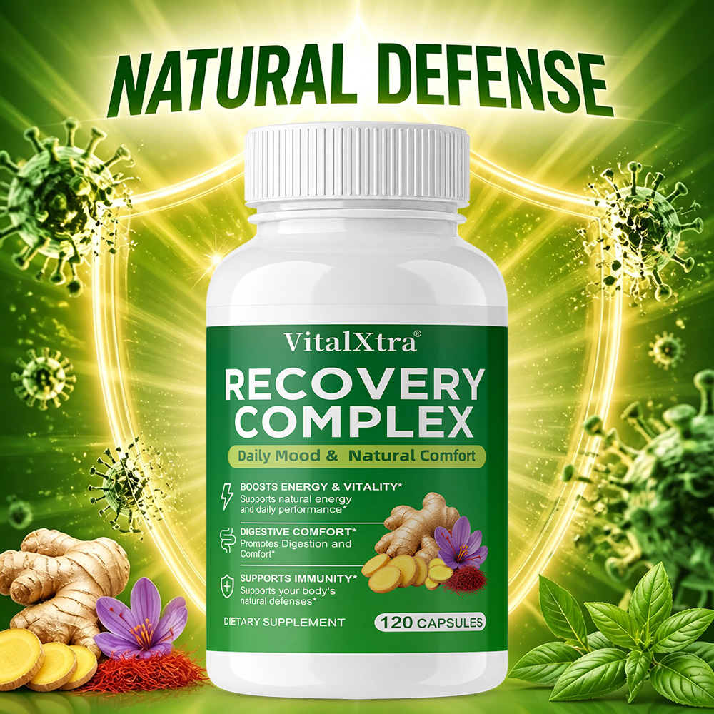 Health Wellness Vitamins - แคปซูลไมโอ-อิโนซิทอลพร้อมหญ้าฝรั่น ขิง แมกนีเซียม และวิตามิน ช่วยเสริมสุขภาพทางเผาผลาญ ช่วยผ่อนคลายอารมณ์
