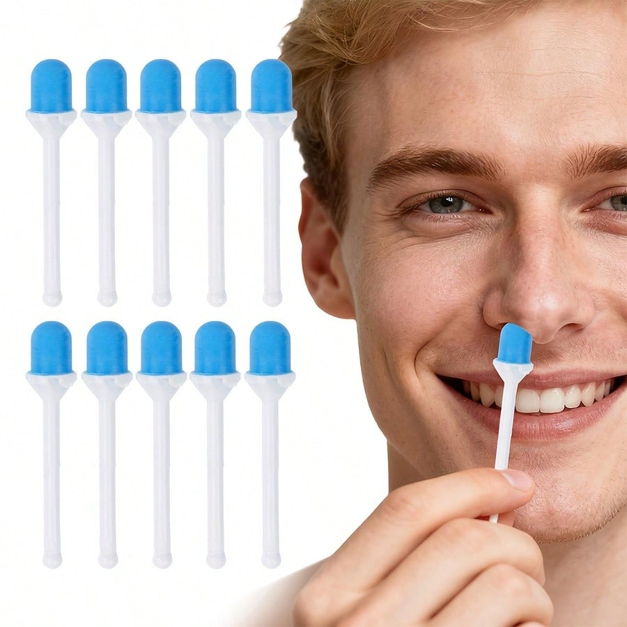 Bite Away Heat Stick - 10 ชิ้น/1 ถุง แท่งแว็กซ์สำหรับไดร์ผม สามารถใช้กับไดร์เป่าผมได้ กำจัดเส้นผมที่หลุดร่วงสำหรับผู้ชาย