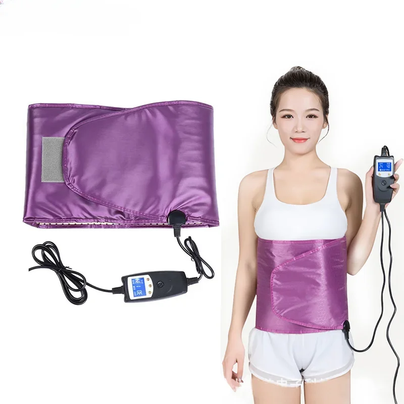 Sauna Blanket Infrared - ซาวน่าไฟฟ้าความร้อน Tropical บางเอว WARM Vibrator ลดน้ําหนักความงามอินฟราเรดท้อง