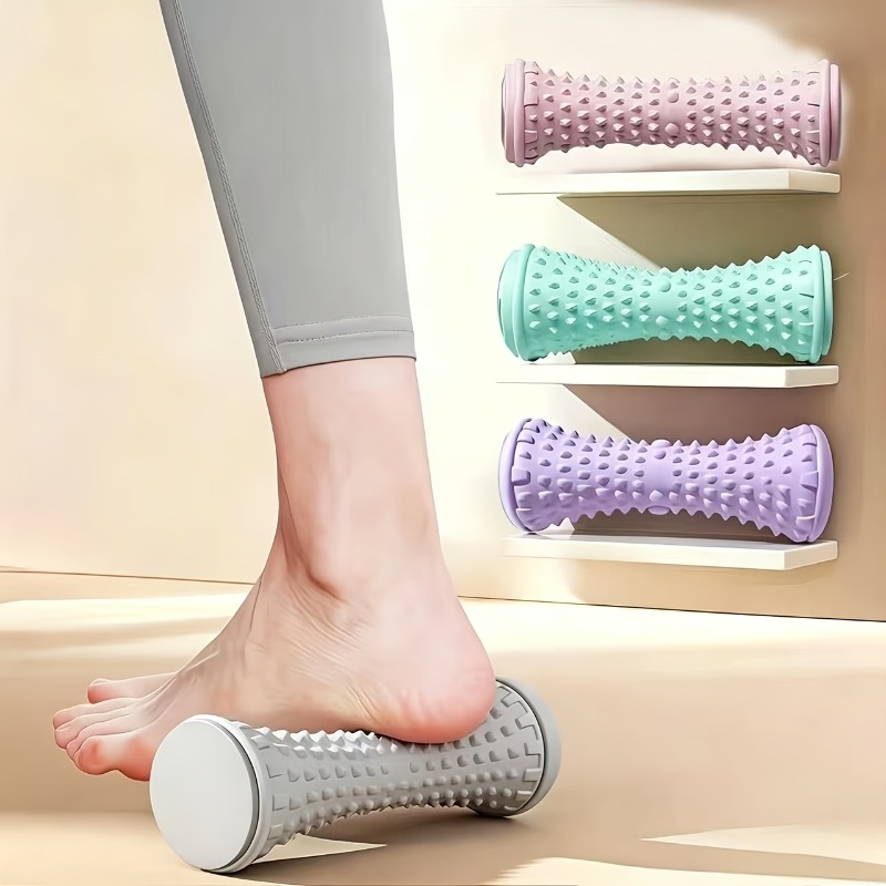 Reflexology Foot Roller - ลูกกลิ้งนวดเท้า 1 ชิ้น, นวดเนื้อเยื่อลึก - ความแข็งปานกลาง,