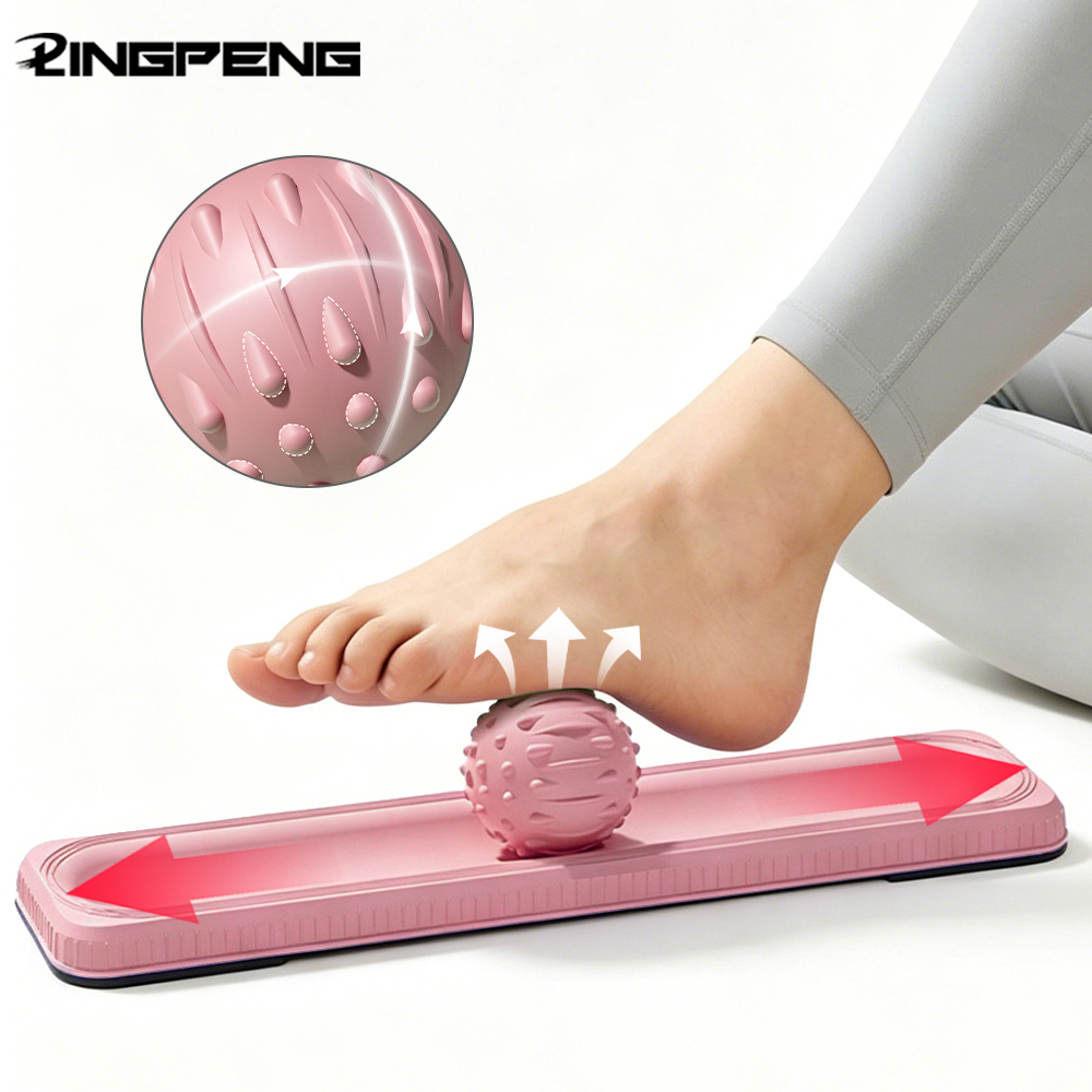 Reflexology Foot Roller - ลูกกลิ้งนวดเท้า เครื่องมือนวดกดจุดเพื่อการดูแลเท้า เครื่องนวดเท้าเพื่อการผ่อนคลายสำหรับโยคะ ช่วยผ่อนคลายกล้ามเนื้อเท้าอย่างล้ำลึก