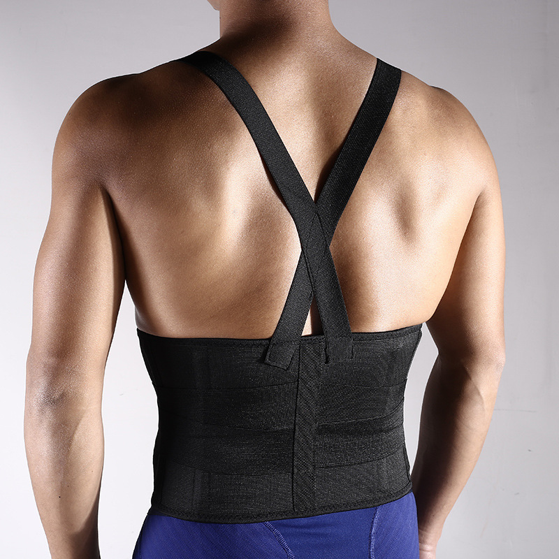 Posture Corrector Back Brace - รั้งหลังสําหรับการยกหนักสําหรับผู้ชายผู้หญิงหลังส่วนล่างพร้อมเข็มขัดสะท้อนแสงการบีบอัดเทรนเนอร์เอวพร้อมสายรัดแขวน