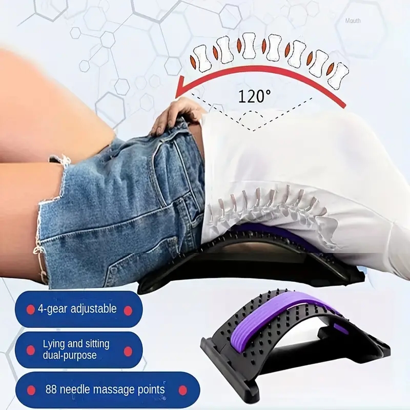 Posture Corrector Back Brace - ที่ยืดหลังแบบแม่เหล็ก นวดผ่อนคลายกล้ามเนื้อ แก้ไขท่าทาง บรรเทาอาการปวดหลัง ช่วยยืดกระดูกสันหลังและหลังส่วนล่าง