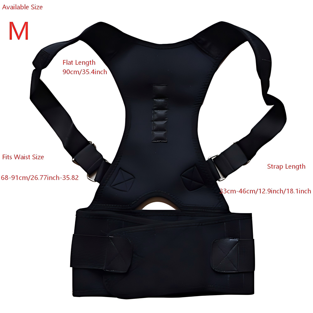 อุปกรณ์แก้ไขท่าทางแม่เหล็กสำหร - Posture Corrector Back Brace บทวิจารณ์และราคา