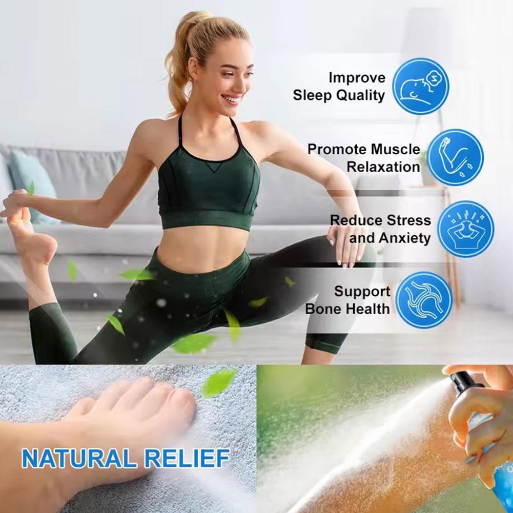 สเปรย์น้ำมันแมกนีเซียม 1/2 ชิ้ - Bath Salts Magnesium บทวิจารณ์และราคา