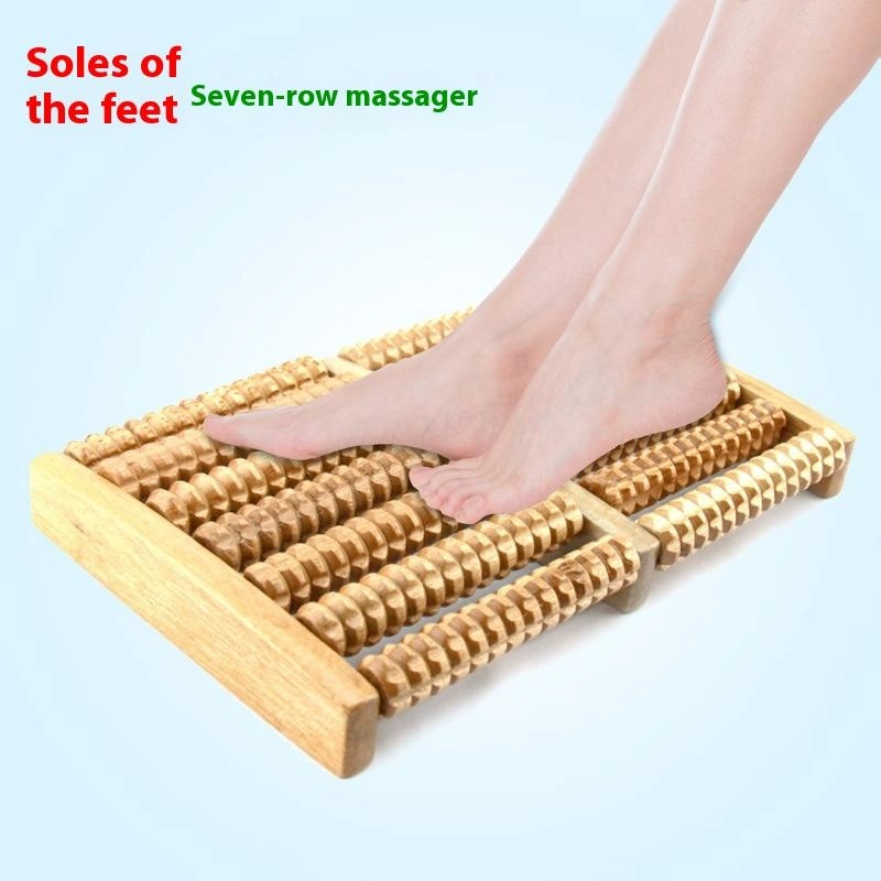 ลูกกลิ้งนวดเท้าไม้ 1 ชิ้น สำหร - Reflexology Foot Roller บทวิจารณ์และราคา