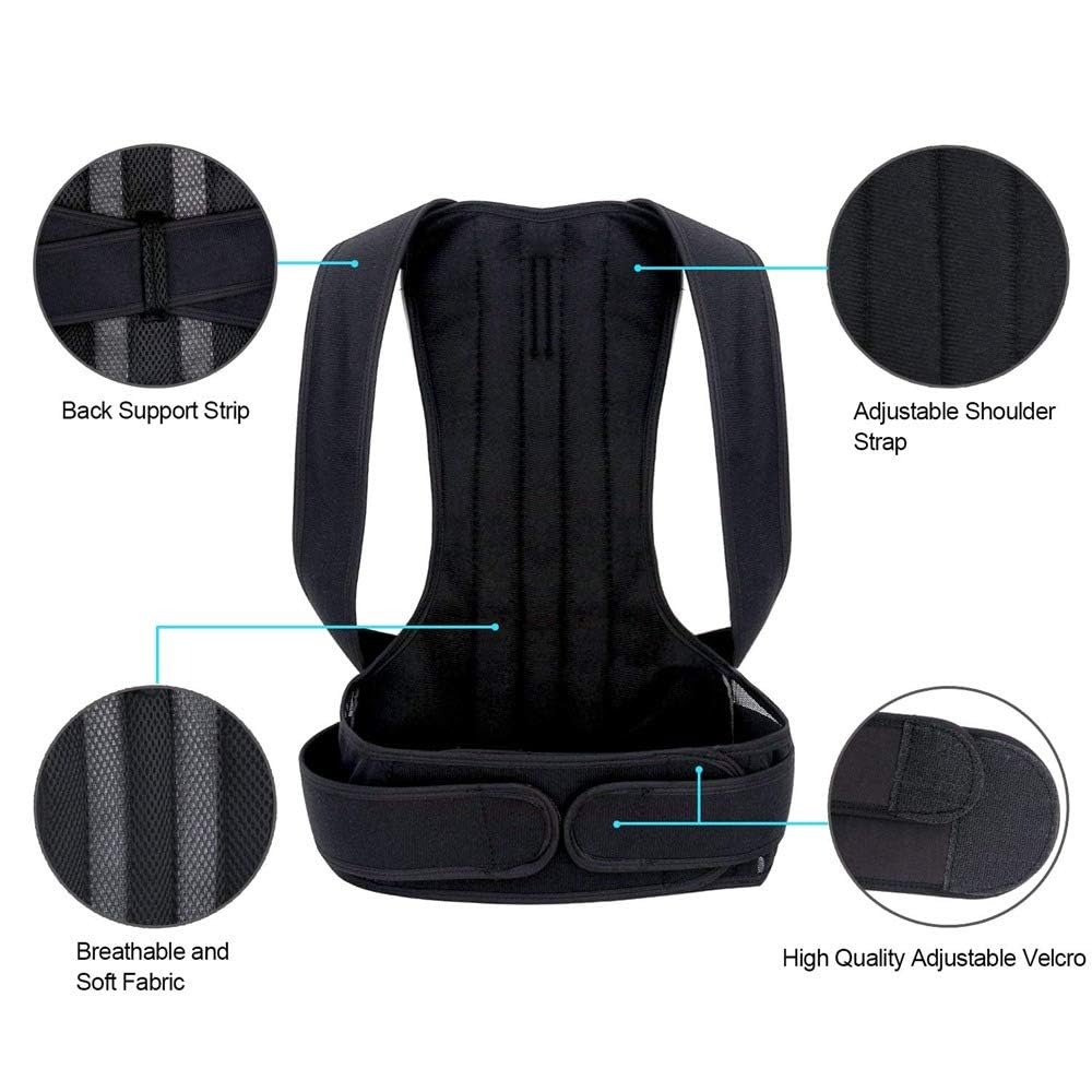 อุปกรณ์แก้ไขท่าทางสำหรับผู้ชาย - Posture Corrector Back Brace บทวิจารณ์และราคา