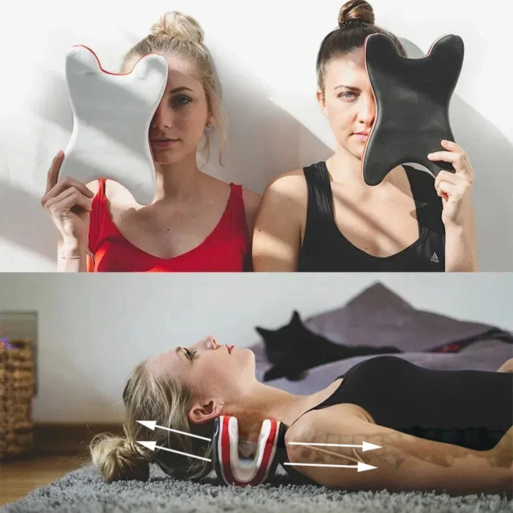 ออกแบบใหม่คอและไหล่ Relaxer หม - Neck Traction Pillow บทวิจารณ์และราคา