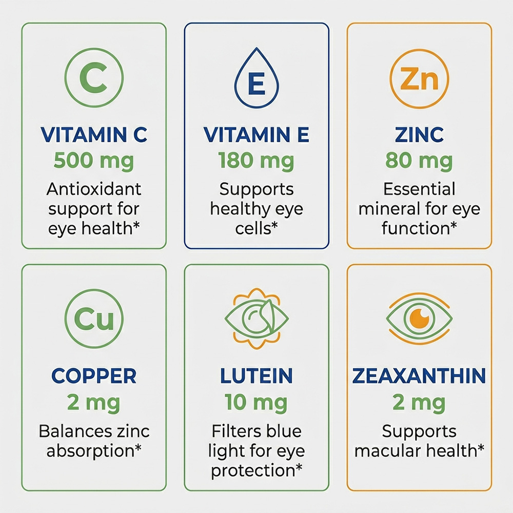 AREDS 2 อายแคปซูล, ลูทีนและซีแ - Health Wellness Vitamins บทวิจารณ์และราคา