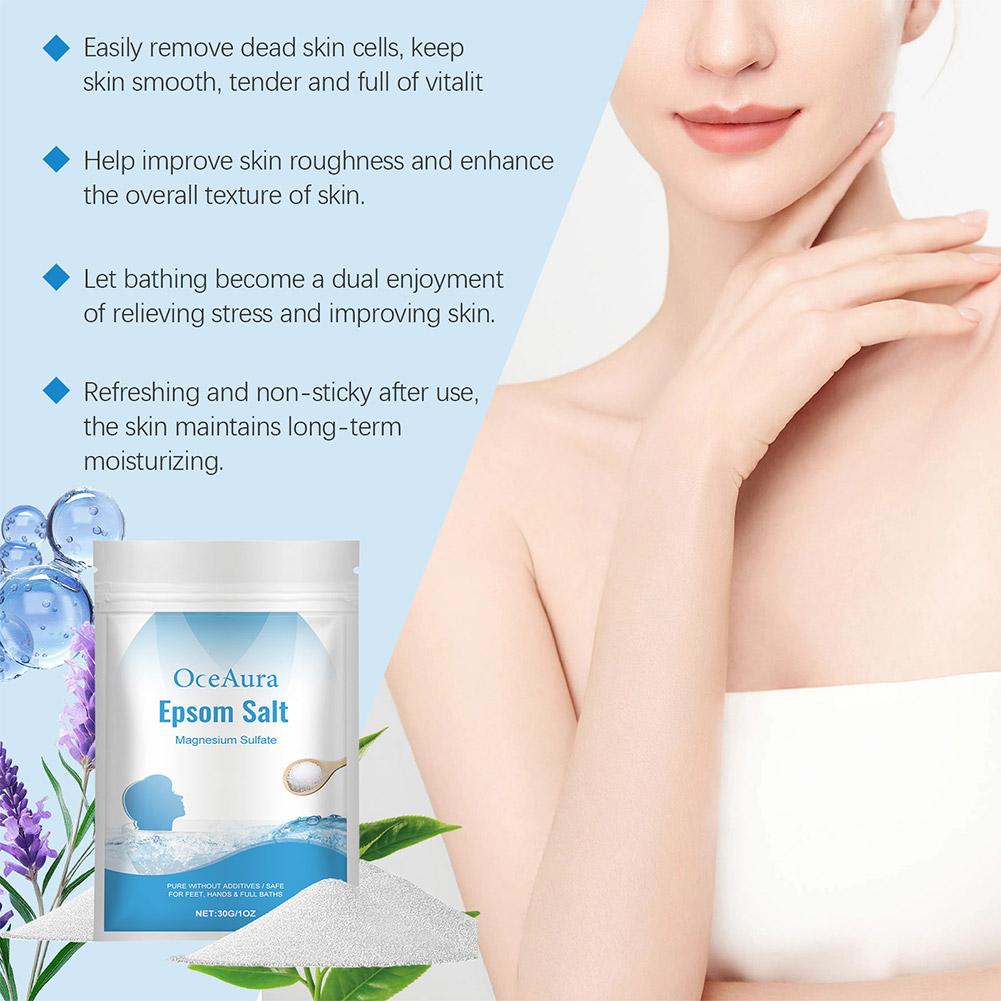 เกลือแมกนีเซียมซัลเฟต 30 กรัม  - Bath Salts Magnesium บทวิจารณ์และราคา