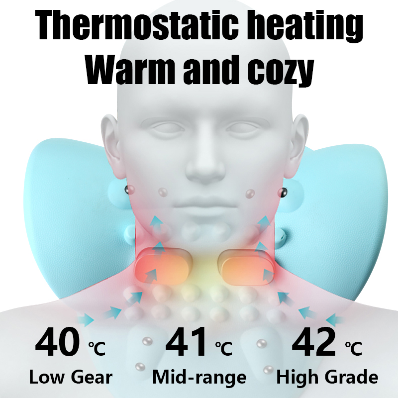 ไฟฟ้านวดปากมดลูกคอ Stretcher P - Neck Traction Pillow บทวิจารณ์และราคา