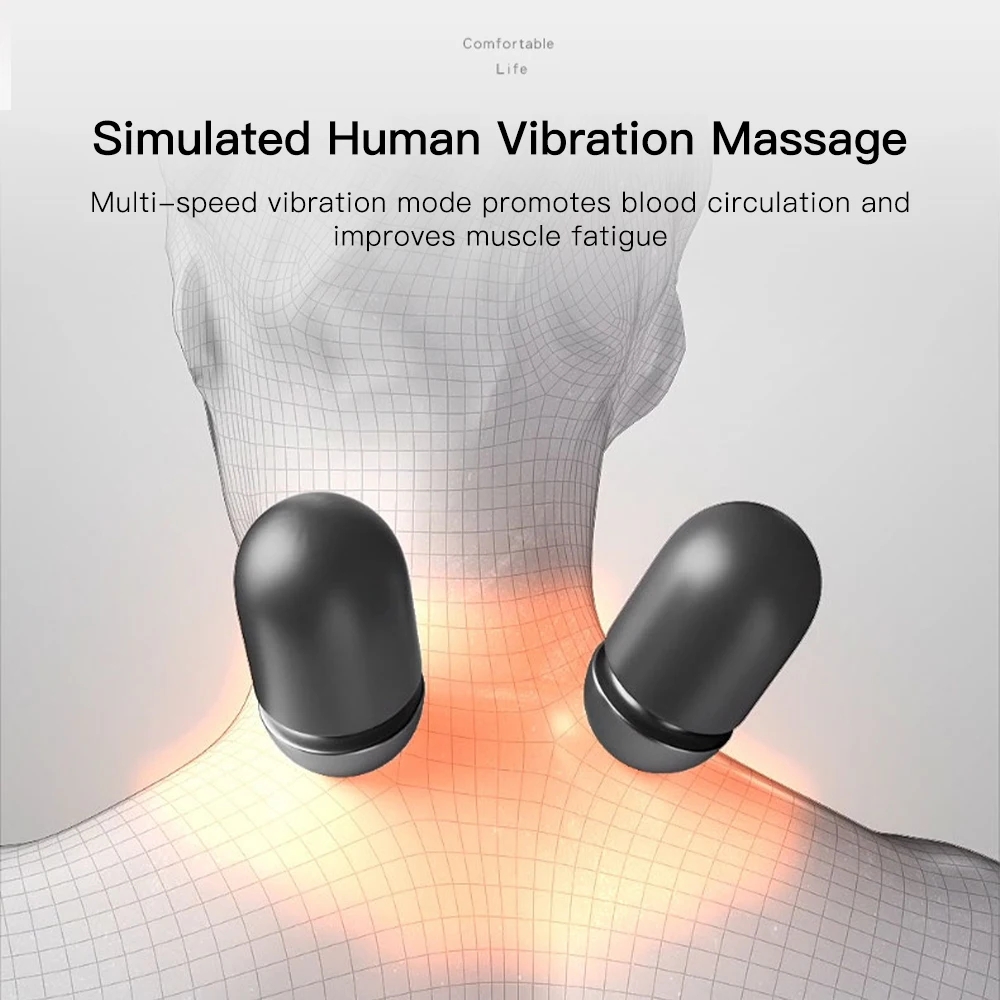 หมอนนวดคอ 3-in-1 สำหรับนวดเนื้ - Neck Traction Pillow บทวิจารณ์และราคา