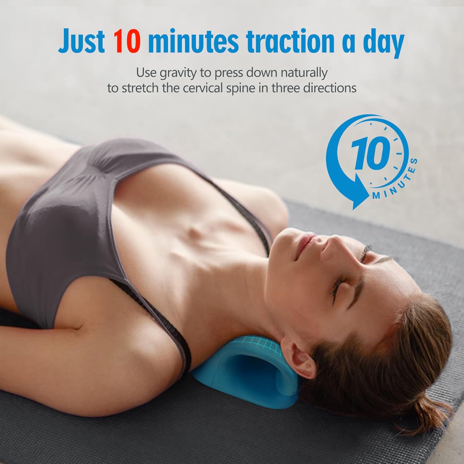 เครื่องยืดคอเพื่อบรรเทาอาการปว - Neck Traction Pillow บทวิจารณ์และราคา