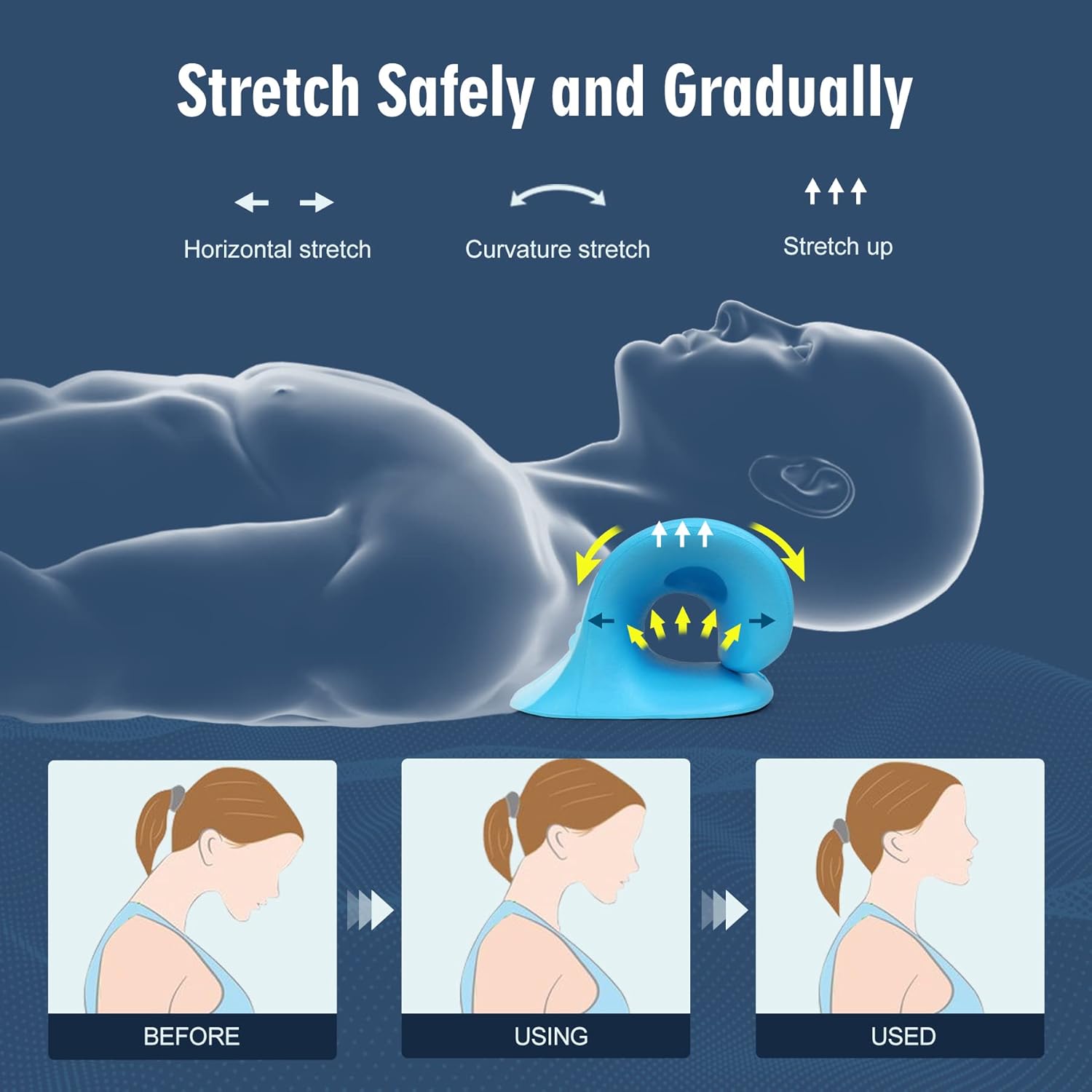 เครื่องยืดคอเพื่อบรรเทาอาการปว - Neck Traction Pillow บทวิจารณ์และราคา