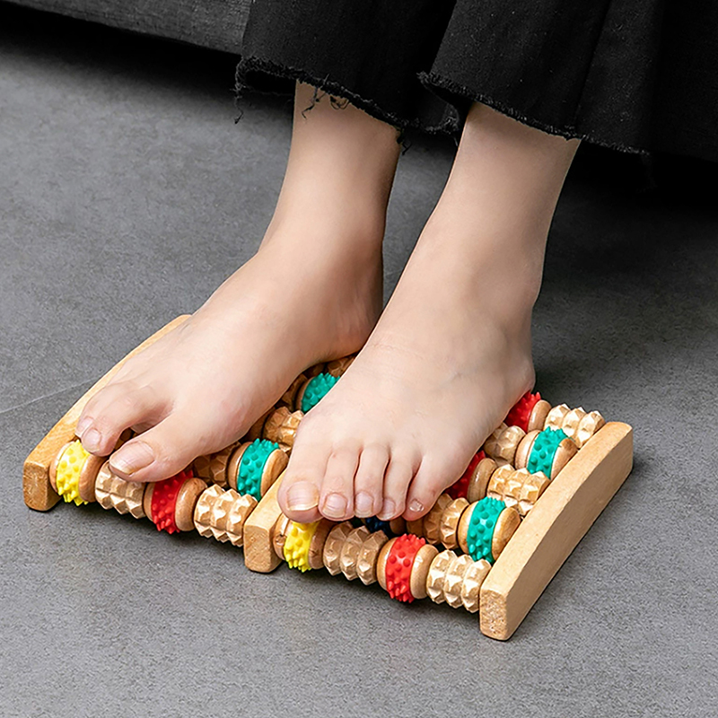 เครื่องนวดเท้าแบบหลายจุด ช่วยก - Reflexology Foot Roller บทวิจารณ์และราคา