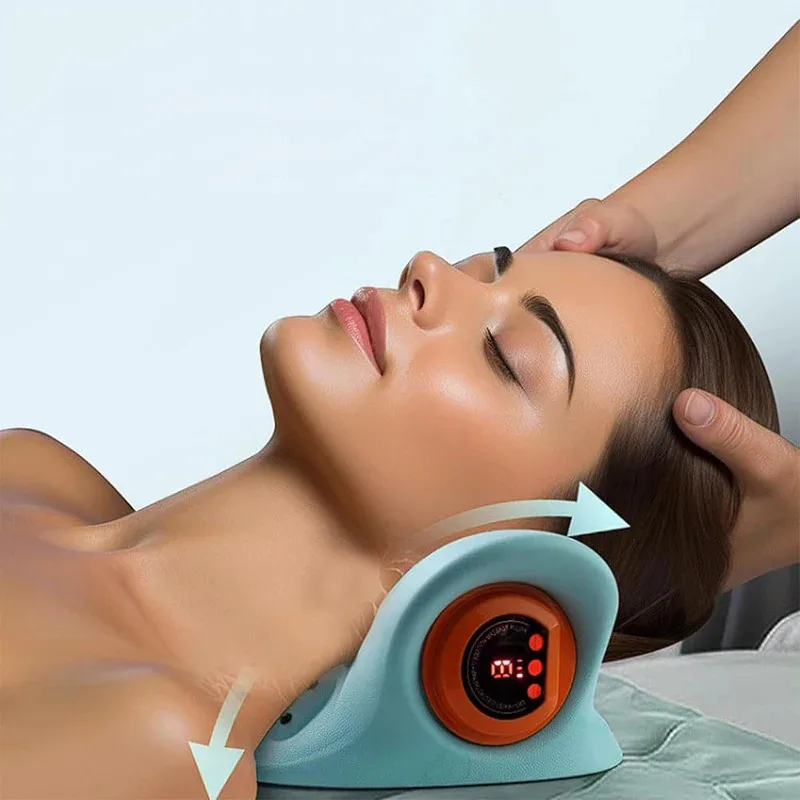 เครื่องนวดคอไฟฟ้า พร้อมระบบดึง - Neck Traction Pillow บทวิจารณ์และราคา