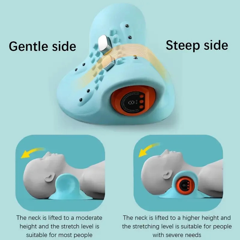 เครื่องนวดคอไฟฟ้า พร้อมระบบดึง - Neck Traction Pillow บทวิจารณ์และราคา