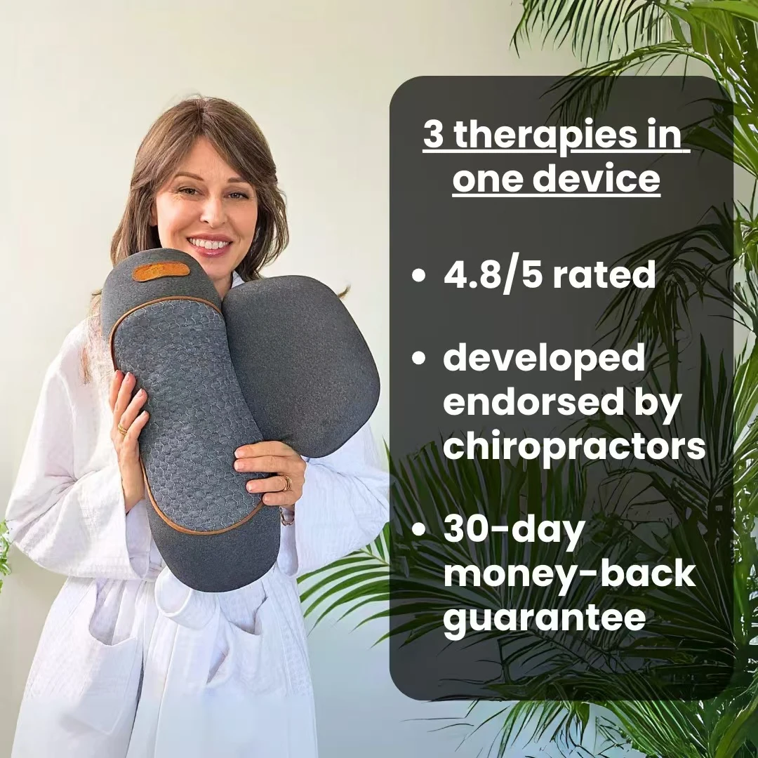COSSEAL-3-in-1 คอนวดหมอนปากมดล - Neck Traction Pillow บทวิจารณ์และราคา