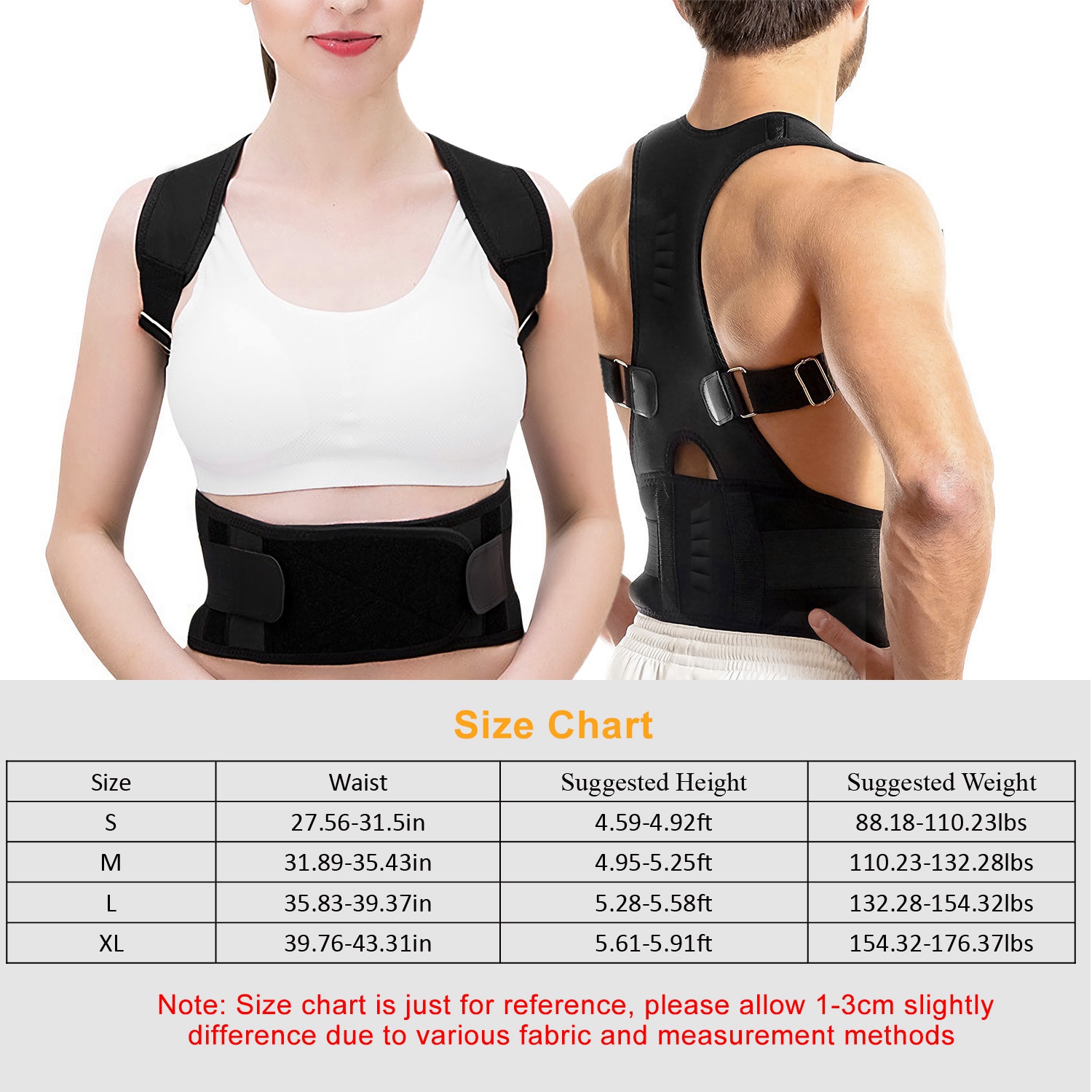 ชุดกระชับสัดส่วนแบบเต็มตัวพร้อ - Posture Corrector Back Brace บทวิจารณ์และราคา