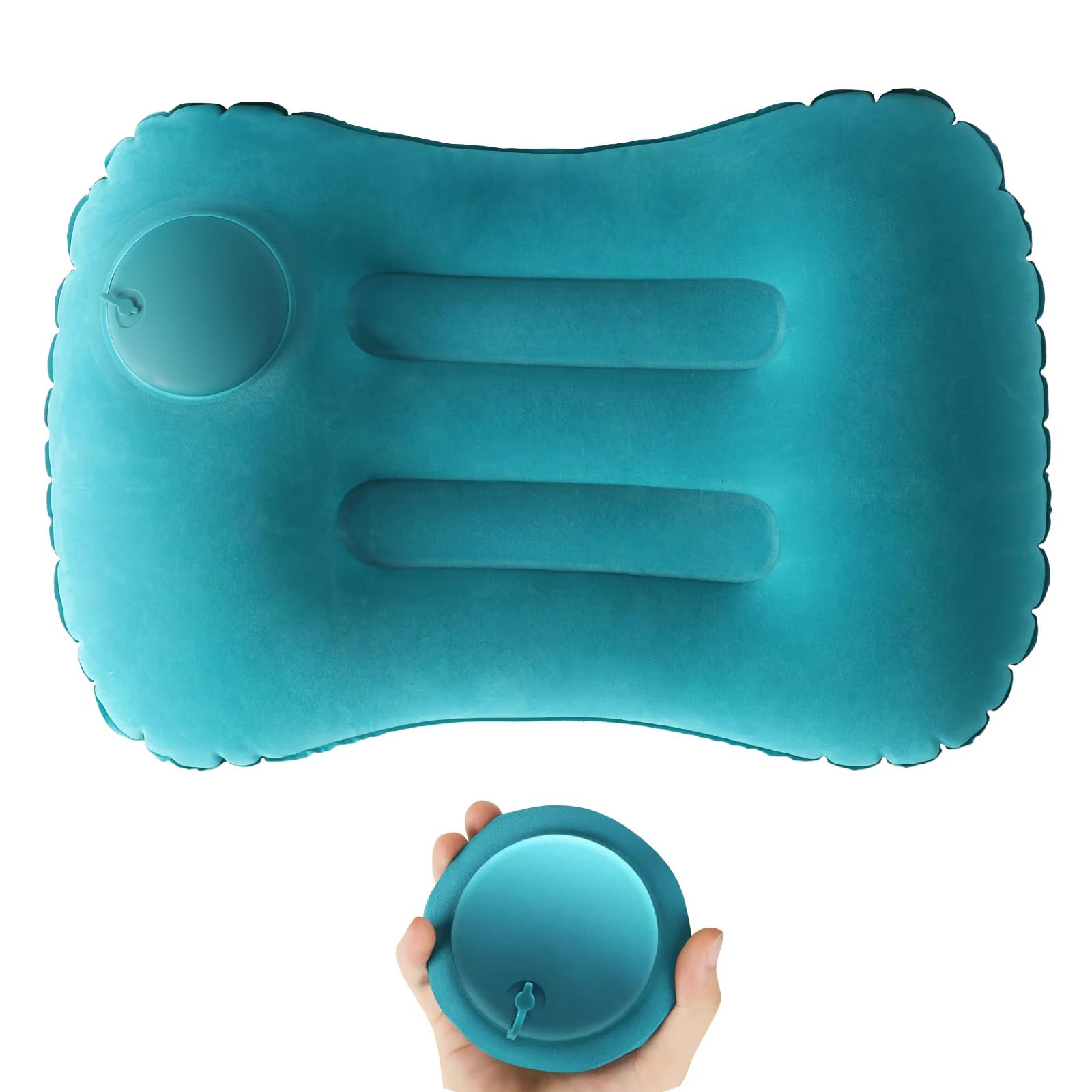 หมอนเป่าลมแบบพกพาที่สะดวกสบาย, - Neck Traction Pillow บทวิจารณ์และราคา