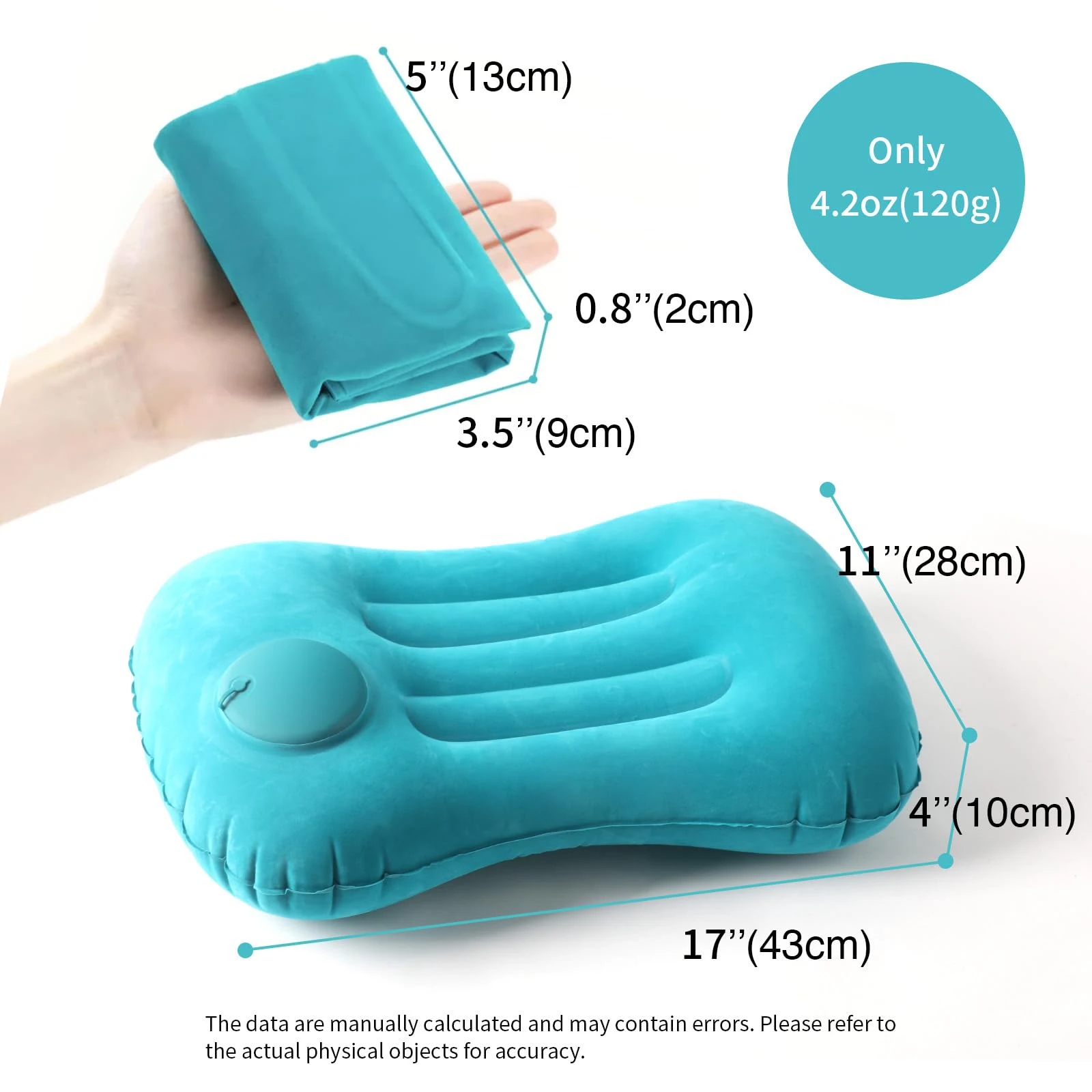 หมอนเป่าลมแบบพกพาที่สะดวกสบาย, - Neck Traction Pillow บทวิจารณ์และราคา