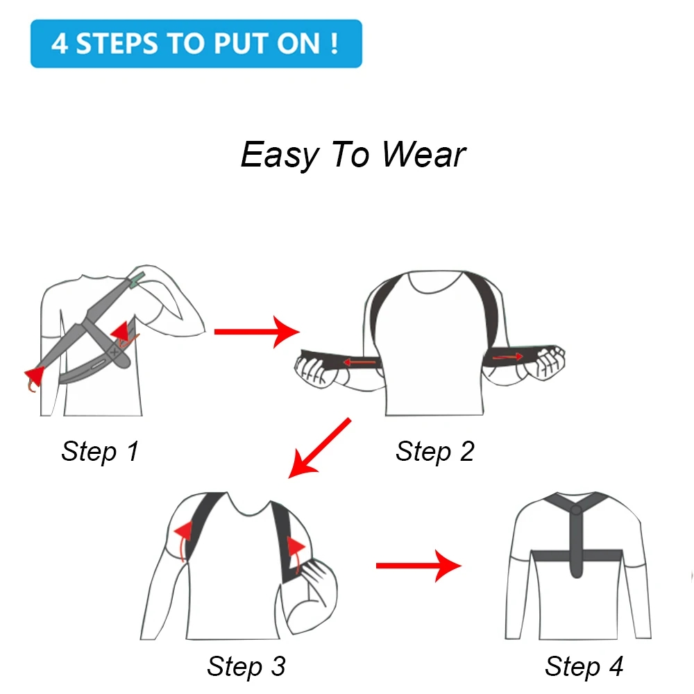 กลับเข็มขัดแก้ไขท่าทางหลังค่อม - Posture Corrector Back Brace บทวิจารณ์และราคา