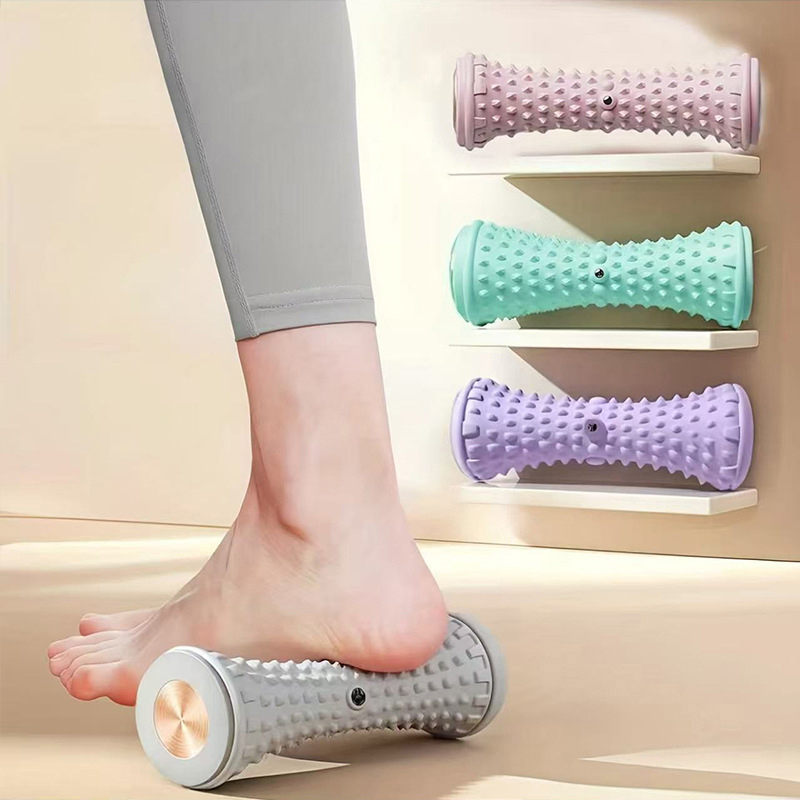 ลูกกลิ้งนวดเท้าแบบพกพา นวดเนื้ - Reflexology Foot Roller บทวิจารณ์และราคา